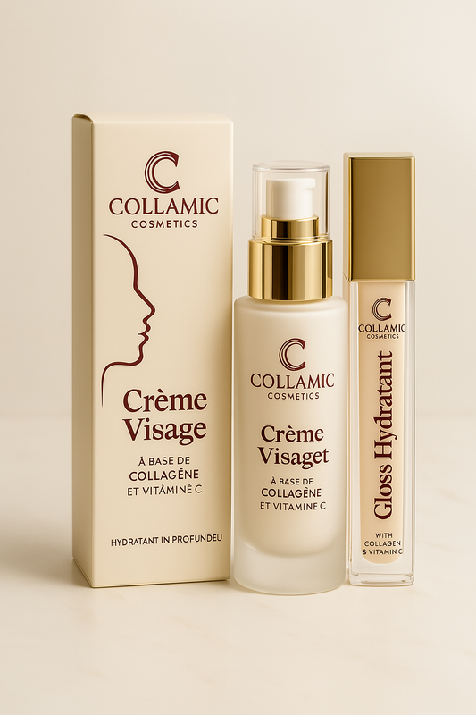 Pack pour les deux crème+gloss Traitement Éclaircissant et Hydratant de Luxe pour un Teint Radieux et Repulpé
